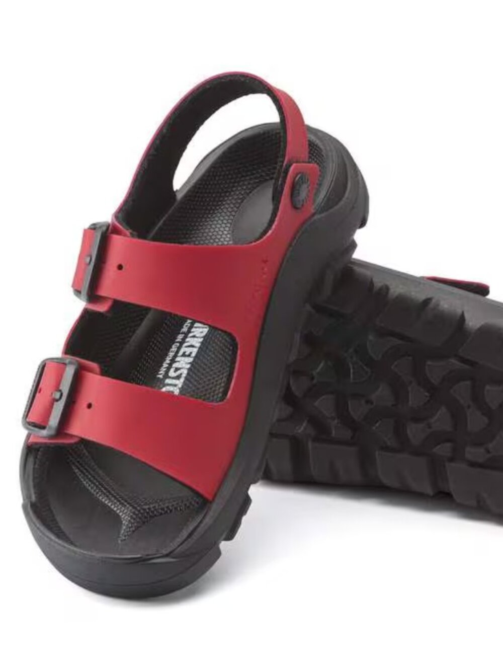 NWT Birkenstock Birko Flor Mogami Kids Boys Girls Waterproof Sandals Red 32 / 1